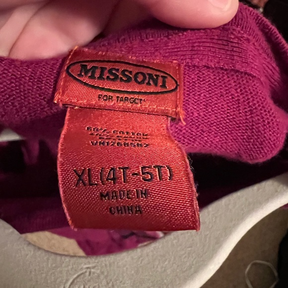 Missoni sweater 4t-5t - Picture 3 of 3